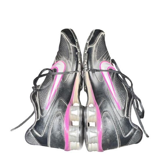 Nike Shox Reveal 4 Sneakers Women's Size 8.5 Black Pink Mesh Running Shoes - Picture 6 of 8